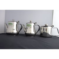 【香港☆三益精品】ステンレスポット大きさ形違いの３種類  /   stainless　steel ware   #504273R