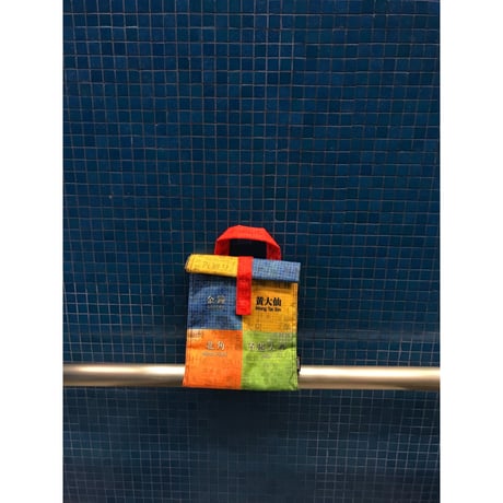 【香港☆特色香港】巻型保温保冷便當袋４柄  /   ROLLTOP LUNCH BAG　#207239S