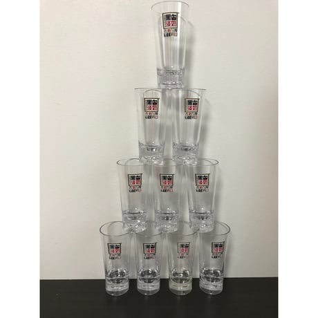 【香港☆茶餐廳食器】黑白淡奶BLACK&WHITE / 衝撃に耐えて頑張るプラスチックのグラス  #6062947R