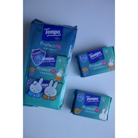 ＜合わせ買い＞【香港☆Tempo濕紙】 「miffy」＜小包＞ /  miniウエットティッシュ＜バラ＞　#512308R