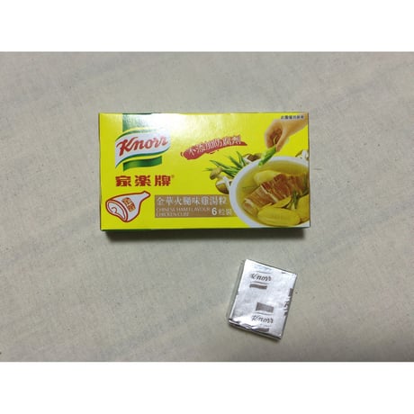 【香港☆家楽牌】クノール・金華火腿味雞湯粒  / CHICKEN CUBE 6粒＝１箱   #2121805R