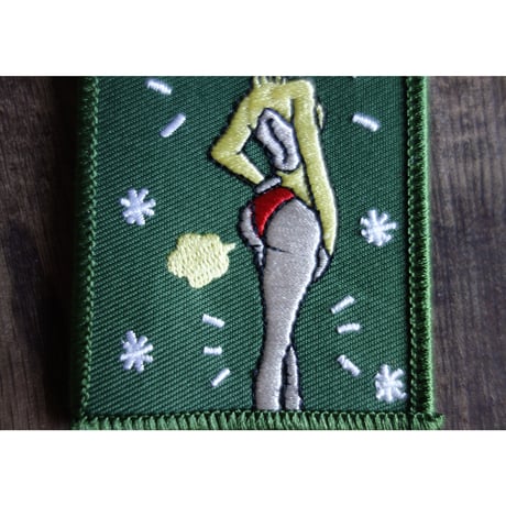🉐【香港☆Belongs】「減肥」刺繍タグ /  是非！バッグにぶら下げて下さい