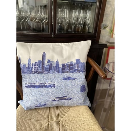 🉐＜予約商品＞☆手描き水彩画☆【香港 ☆ Bymamalaterre】Cushion Cover・2種類  / クッションカバー  #R602261S