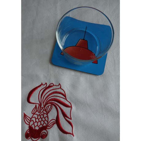 【香港☆L / F】キュートな紅A♡コースター /  Java Road Lamps Coaster  #2404S08