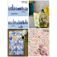 🉐＜予約商品＞手描き水彩画☆【香港 ☆ Bymamalaterre】「🉐３種類＋New1種類」 ＜Tea Towel＞  /　#R602264S