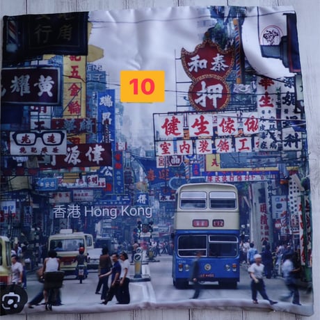 ＜発注lot余剰分＞【香港☆特色香港】萌えクッションカバー /   HK cushion cover  #407302R