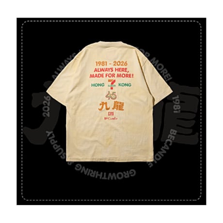 ＜リクエスト予約＞【香港☆45th anniversary】限定☆ 7-Eleven×GRS×BeCandle  /　Unisex 半袖Ｔ恤  #R604153R