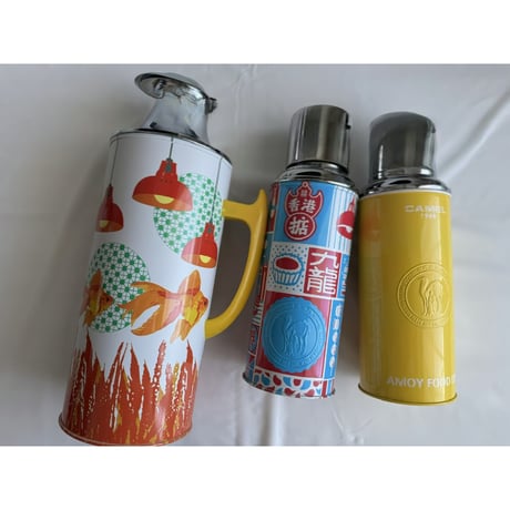 【香港☆CAMEL】香港名牌☆駱駝牌高級真空壺＜Ｂ＞  /450ml Modern HK Culture design by Cedric   #502273N