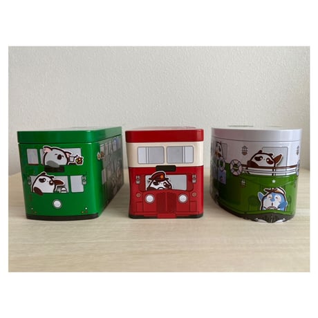 【香港☆奇華餅家】缶！缶！缶入り曲奇♡   /　電車・小輪・巴士の３種類  #6032936R