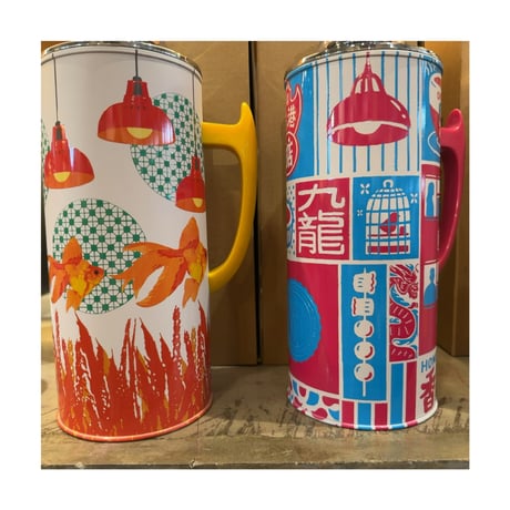 ＜リクエスト予約＞【香港☆CAMEL】香港名牌☆駱駝牌高級真空壺 450ml / 「漫畫風」玻璃膽保溫瓶  #R511242R