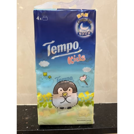 ＜合わせ買い＞【香港☆Tempo/kids】＜ KOUPENCHAN＞ ４層抽取式面紙・卓上用（ティッシュ）バラ1パック  #511237R