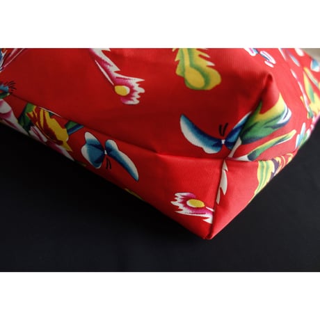 ☆HANDMADE☆【香港・花布】（大）（中）３色　ワンショルダーバッグ   #3033804N