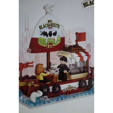 【香港☆2026黑白®85周年之旅】＜LOZ mini＞黑白淡奶BLACK&WHITE / ビルディングトイ ２種類  #606274N