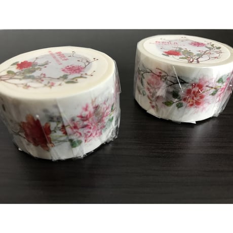＜粉彩牡丹＞和紙紙膠帶【國立故宮博物院 】 マスキングテープ