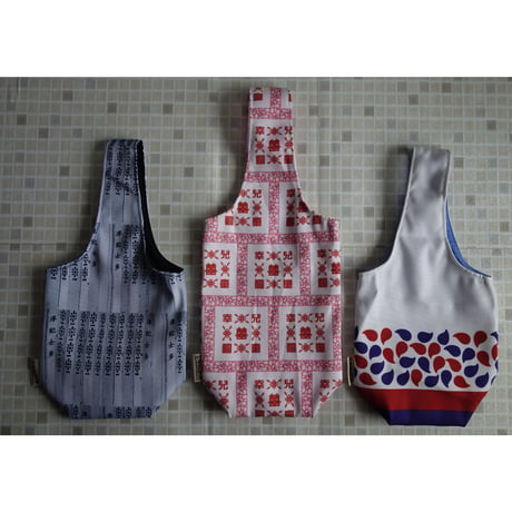 ＜SALE>☆Handmade☆【香港 / 淳記手作】 杯袋　３種類  /　ランチバッグに使っています♪  #SA3061114R