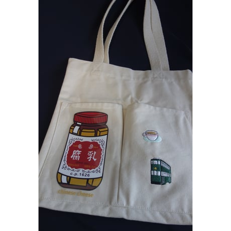 香港からのおススメ【香港☆躍雨士多】かわいい大きなアイロンプリント「腐入」/ 簡単にくっつきます  #5053024R