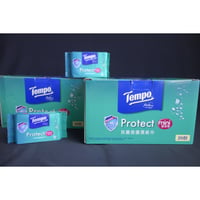 ＜合わせ買い＞【香港☆Tempo濕紙】 「Protect」＜小包＞ /  抗菌倍護miniウエットティッシュ　#508314N