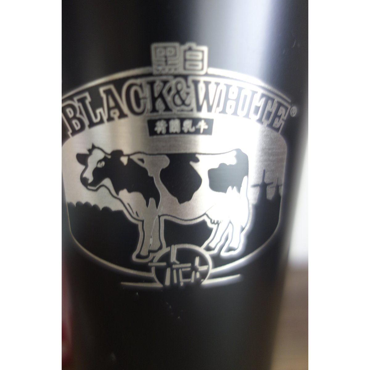 香港☆茶餐廳食器】＜夏日限定＞黑白淡奶BLACK&WHITE / 冰感鋼杯