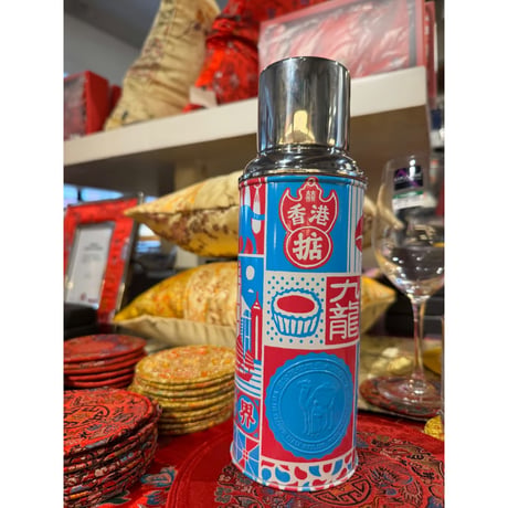 【香港☆CAMEL】香港名牌☆駱駝牌高級真空壺＜Ｂ＞  /450ml Modern HK Culture design by Cedric   #502273N