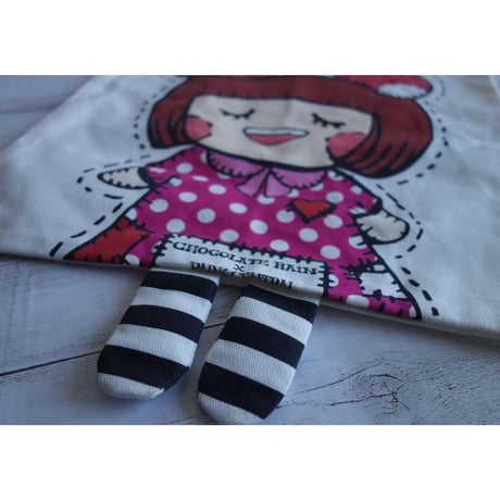 【香港☆Chocolate Rain】特別版☆ Fatina Tote Bag  /  帆布手提袋・Canvas tote  #2402S11