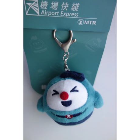【香港☆MTR】 ＜鐵仔＆Friends＞ ２種類  /  毛公仔鎖匙扣  #6053045N