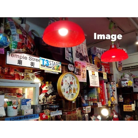 【香港☆紅Ａ】 「囍」 長方形櫈 / 紅色長方形スツール・家居用品 #6013151N