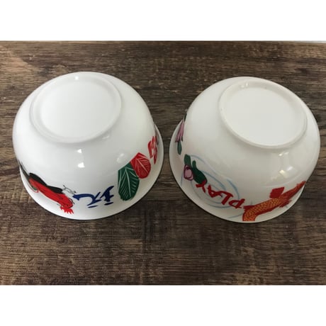 >SALE<【香港☆港式瓷碗】鯉の柄のみです。ボウルです。