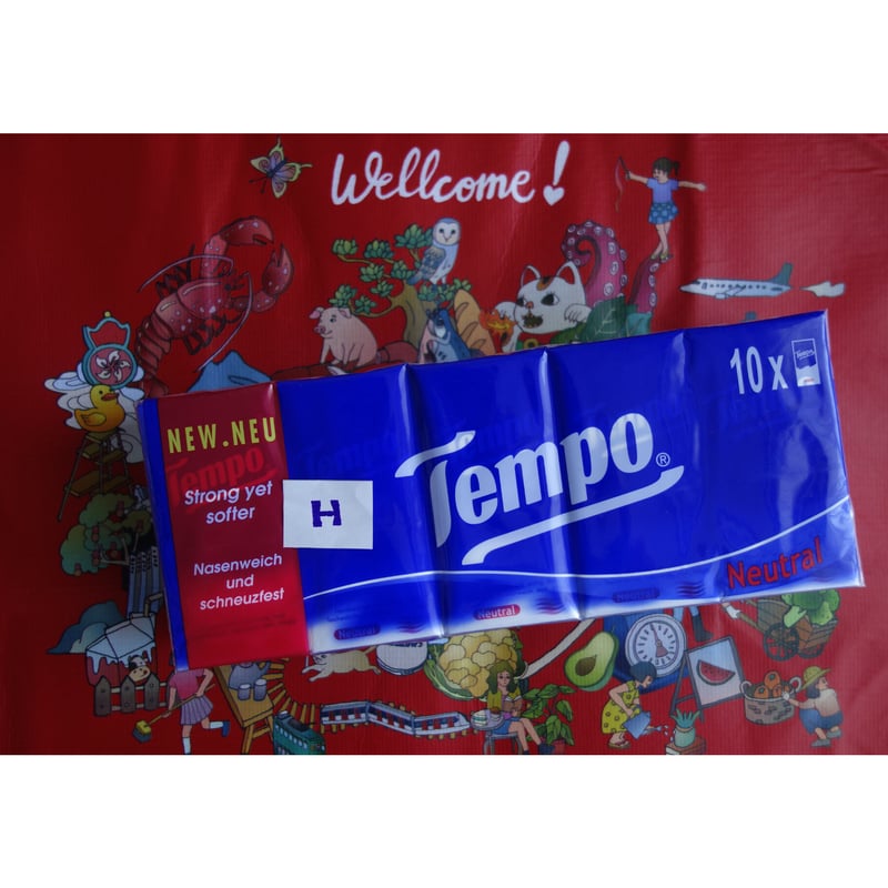 夏Tempo祭＞【香港☆Tempo】9種類 使い捨てハンカチ（ティッシュ