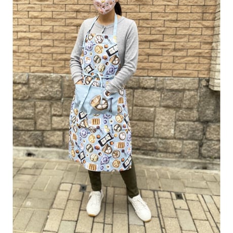 ＜リクエスト予約商品＞☆Handmade☆【香港 ☆ Bymamalaterre】＜點心＞☆萌える香港☆圍裙・Apron  #R10117R