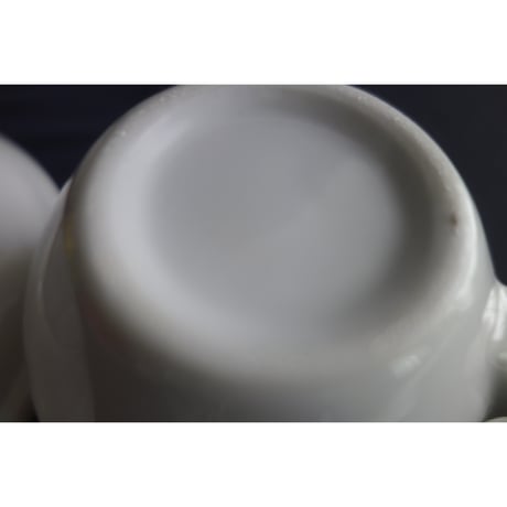 【香港☆茶餐廳食器】＜紅辺＞衝撃に耐えて頑張る食器  /  Cup & Saucer  #504274R