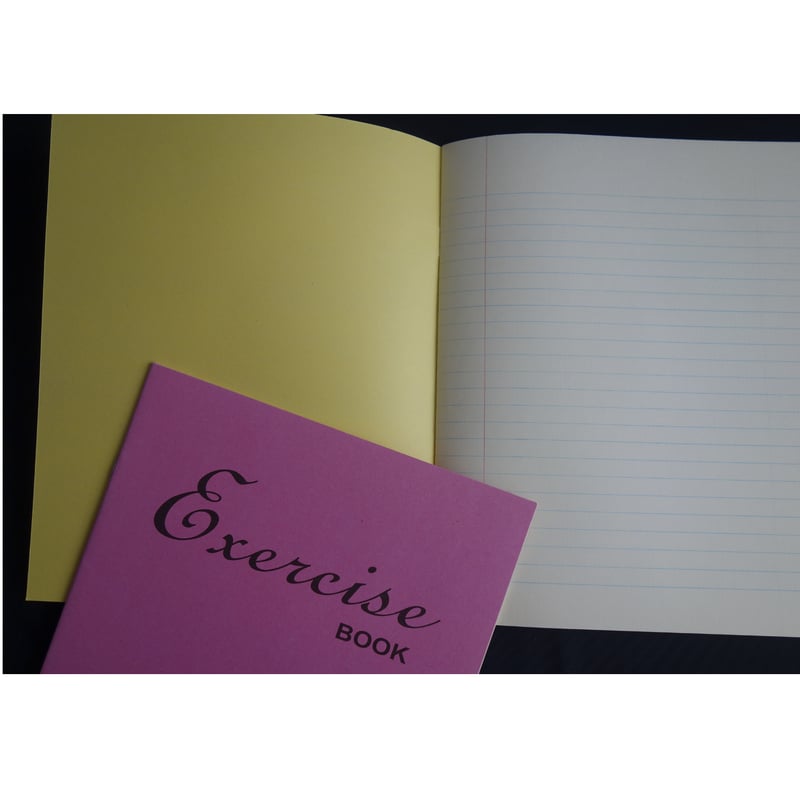 香港☆練習簿】誰もがご存じの Exercise book / 黄・桃の2色 #2404S0