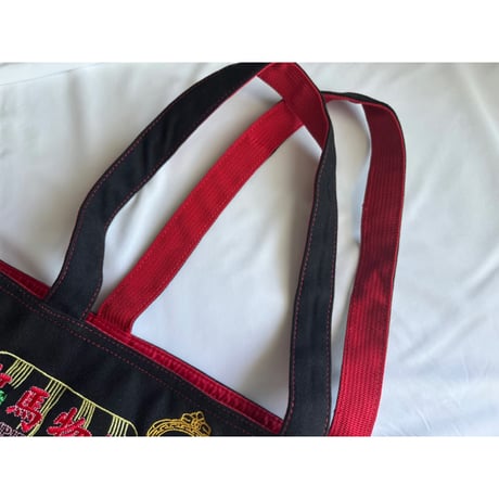 ＜香港からの推し＞【香港☆住好啲】G.O.D.＜刺繍彌敦道＞トートバッグ / Embroidered Nathan Road #502272N