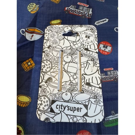 <SALE>♡香港からの推♡【香港☆city super】環保袋【小】カラビナ付き /  可愛い♡2種類　#SA6012927R