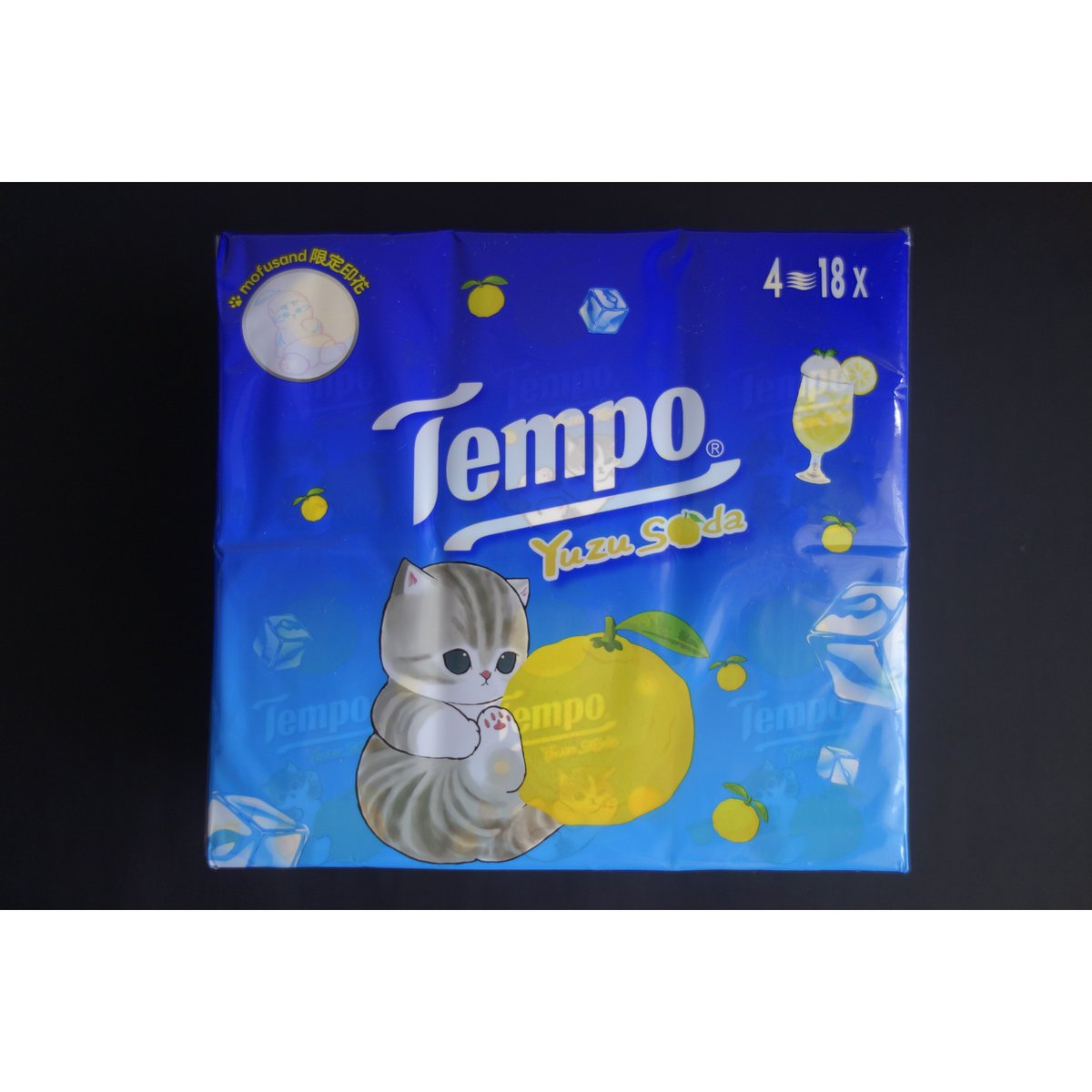 確認用　香港モフサンドmofusand新年正月食器 香港☆Tempo×Mofusand】2024年夏限定「ゆずソーダ・印花