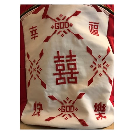 【香港☆G.O.D.】「幸福快樂」リュック  / かなり可愛いです！ Double Happiness Backpack