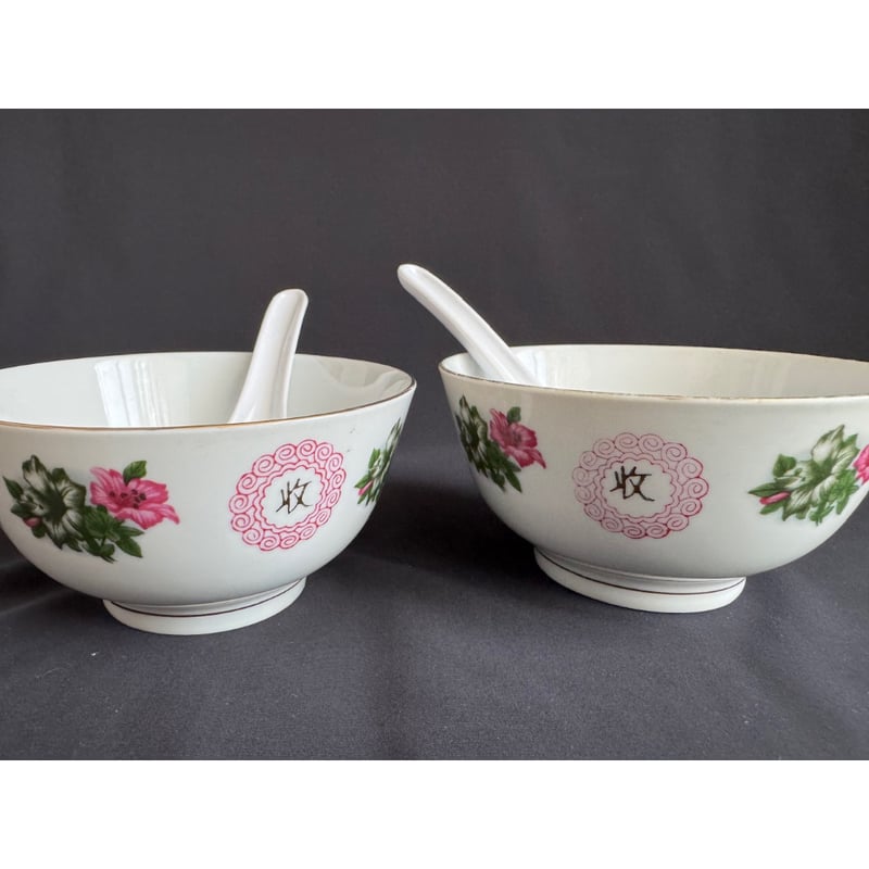 リクエスト＞【香港☆中国醴陵】＜四季丰收＞の湯碗・茶碗・ボウル