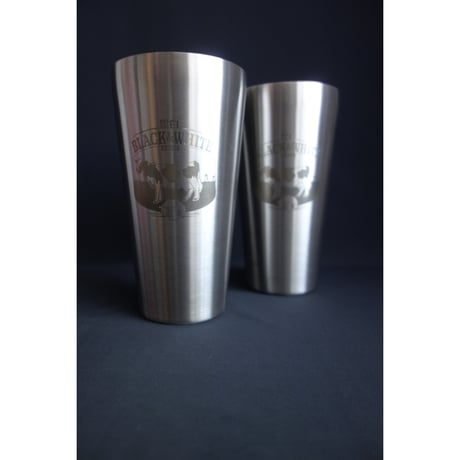 【香港☆茶餐廳食器】＜夏日限定＞黑白淡奶BLACK&WHITE / 「箱無し」不銹鋼杯(Stainless Steel Cup)  #5103113R