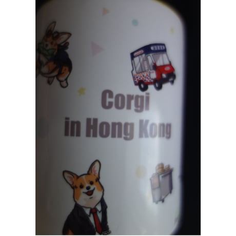 【香港☆可基香港】Corgi in Hong Kong☆  MUG CUP  /  イエロー