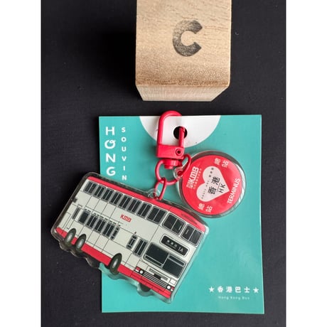 【香港☆KONGifts】 ＜特色香港＞　亞克力匙扣式  /  いちいち可愛い♡５種類のアクリルキーチェーン　 #6062929N