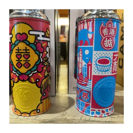 【香港☆CAMEL】香港名牌☆駱駝牌高級真空壺＜Ｂ＞  /450ml Modern HK Culture design by Cedric   #502273N