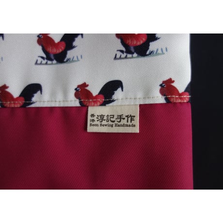 ＜ラスト1＞☆Handmade☆【香港 / 淳記手作】３種類「マチ無し」TOTE BAG / 「公雞」３種類  #SA6013161R