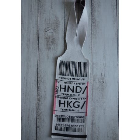 ＜予約商品＞【香港 ☆ Hoopla HK】Luggage Tag /  行李牌・３種類  #2112807