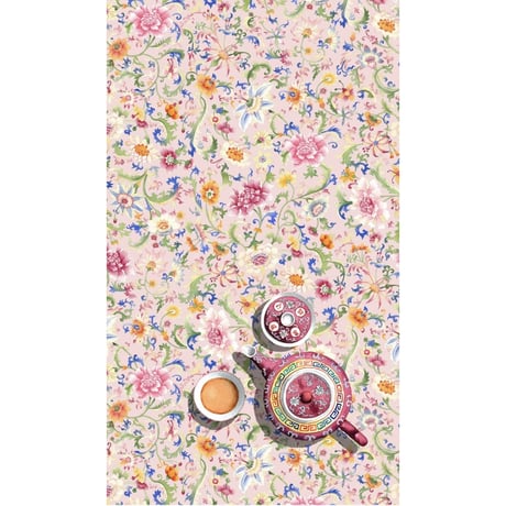 🉐＜予約商品＞手描き水彩画☆【香港 ☆ Bymamalaterre】「🉐３種類＋New1種類」 ＜Tea Towel＞  /　#R602264S