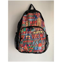 【香港☆G.O.D.】荷物が増えた時に便利！Foldable backpack  /  NATHAN ROAD  #412305R