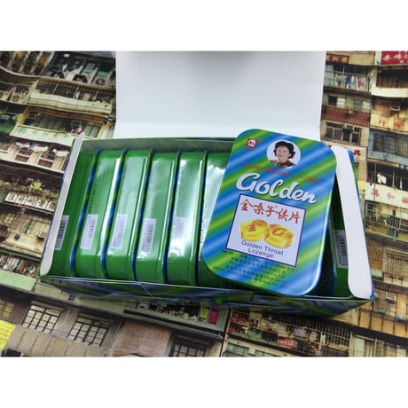 【香港☆金嗓子喉片】おじさん→（変更）おばさん飴 ４種類 / 缶入りのど飴 #6032928R