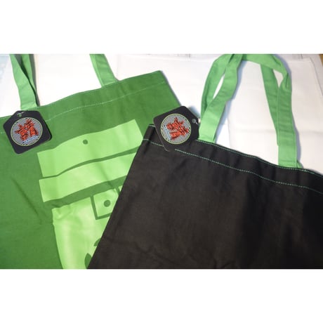 ＜ラスト１＞【香港☆G.O.D.】「信箱」トートバッグ  /  GOD Mailbox TOTE BAG「 緑×黑」 #SA6013045R