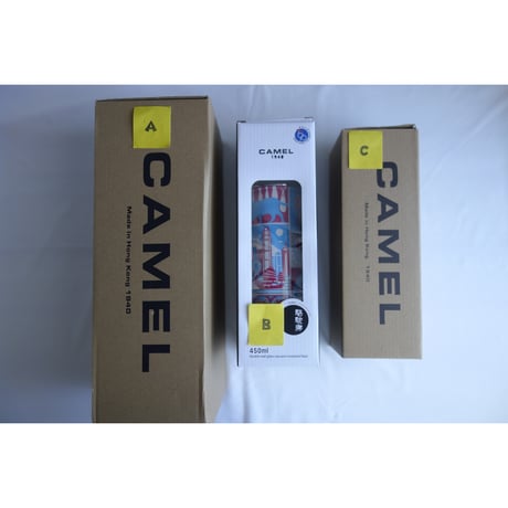 【香港☆CAMEL】香港名牌☆駱駝牌高級真空壺＜Ｂ＞  /450ml Modern HK Culture design by Cedric   #502273N