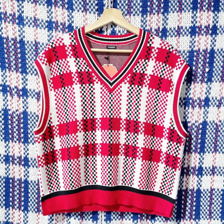 ＜予約＞【香港 ☆ Hoopla HK】Knitted Vest <４種類> /  おススメ　ニットベスト#R511248R