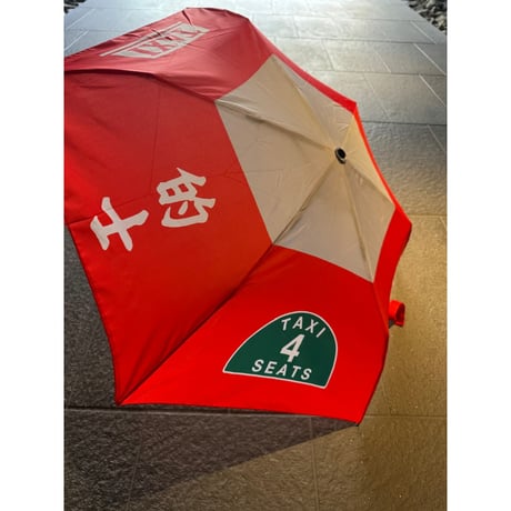 【香港☆G.O.D.】 住好啲prodaucts「スリム＆ウルトラライト」香港的士☆ 三摺遮 / ＵＶ protection umbrella・折りたたみ傘 #5022610NR