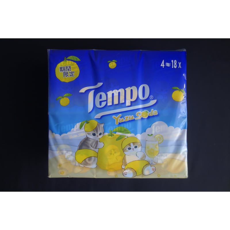 香港☆Tempo×Mofusand】2024年夏限定「ゆずソーダ・印花モフサンド